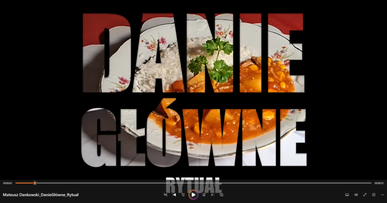 Danie główne rytuał