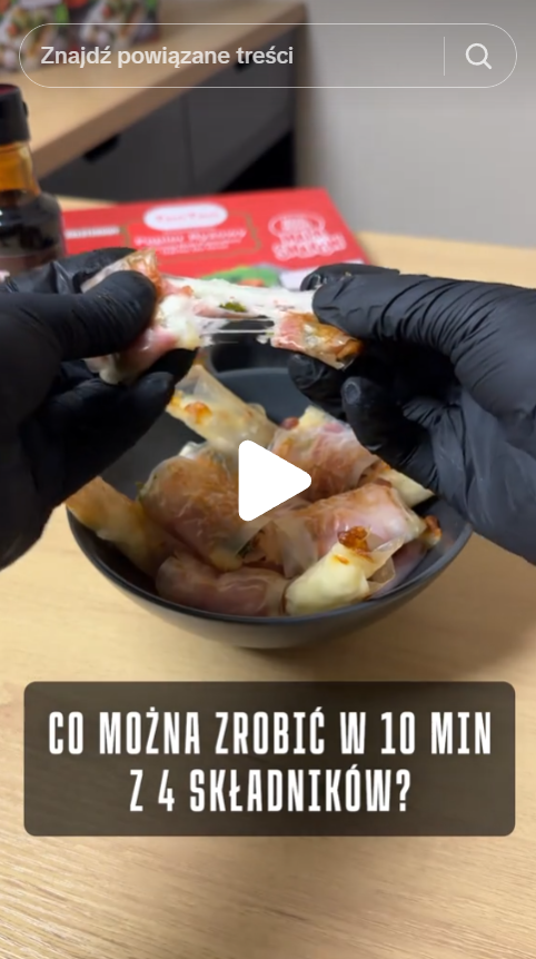 Roladki ryżowe z serem i boczkiem z airfryera